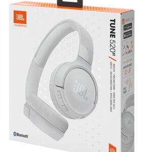 JBL Tune 520BT Bluetooth Headphones - White
